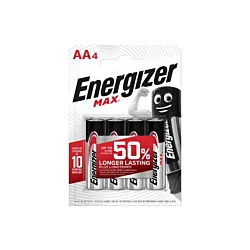 Energizer Alkalne baterije MAX AA - 4 komada