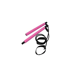 FitWay Šipke za pilates sa otpornim gumama llg-003 - Roze