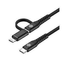 Celly Kabl za telefon 2u1 USB-C i Lightning