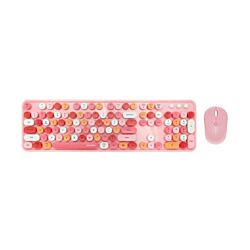 Mofii Komplet tastatura i miš Sweet Dm Retro - Roze