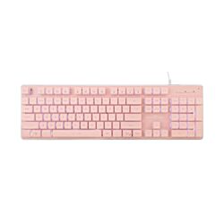 White Shark Gaming žična tastatura Tachi - Pink - US